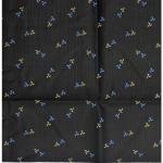 J.HAMPSTEAD " 100% PREMIUM COTTON " BLACK PRINTED SELF CHECKERED DESIGN UNSTITCHED SHIRT FABRIC - 1.6 METRES / VV6352