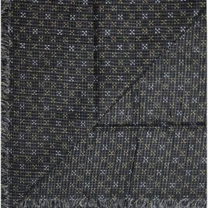 J.HAMPSTEAD " 100% PREMIUM COTTON " GREY PRINTED COUDROY DESIGN UNSTITCHED SHIRT FABRIC - 1.6 METRES / VV6359