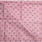 J.HAMPSTEAD " 100% PREMIUM COTTON " PEACH PRINTED STRIPED DESIGN UNSTITCHED SHIRT FABRIC - 1.6 METRES / VV6360