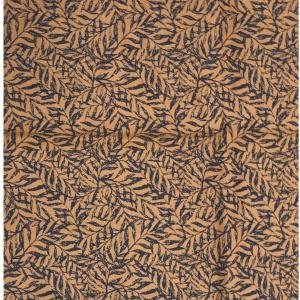 J.HAMPSTEAD " 100% GIZA COTTON " SANDAL COLOUR WITH BUTTA WEAVE PRINTED UNSTITCHED SHIRT FABRIC - 1.6 METRES / VV6372