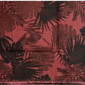 J.HAMPSTEAD " 100% PREMIUM COTTON " MAROON COLOUR WITH GABARDINE WEAVE PRINTED UNSTITCHED SHIRT FABRIC - 1.6 METRES -VV6384