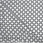 J.Hampstead Pure Cotton White Printed Unstitched Shirt Fabric of 1.6 Mts / VV6424