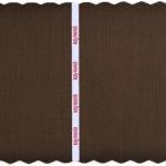 RAYMOND EXCELLENCE COLLECTION MERINO WOOL BLENDED BROWN COLOURED PLAIN UNSTITCHED TROUSER FABRIC -1.2 METRES / VV6676