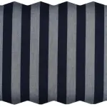 RAYMOND NAVY BLUE COLOURED STRIPED POLY VISCOSE UNSTITCHED TROUSER FABRIC -1.3 METRES / VV6682