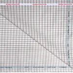 Raymond 100% Premium Cotton Peach Checkered Unstitched Shirt Fabric - 1.60 metres / VV6784