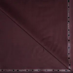 Raymond wool blended Stylisma fine made fabric for round the year wear Snuff colour stripes unstitched trouser fabric with length 1.30 metres / VV6821