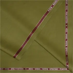 RAYMOND TRENDZSTAR 25WEB GREEN COLOURED UNSTITCHED SUIT FABRIC - 3.25 METRES / VV6832