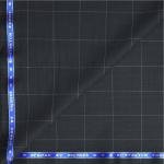 Raymond Wool Spanax Black colour Checkered Unstitched Trouser Fabric of 1.3 meters / VV6836
