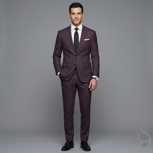 Raymond super 90's wool blended aurich with fine fabric Snuff colour solid unstitched suit fabric with length 3.0 metres / VV6844