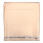 J.HAMPSTEAD 100% EGYPTIAN GIZA COTTON BEIGE SOLID UNSTITCHED SHIRT FABRIC - 1.60 MTS - J324 / VV6947