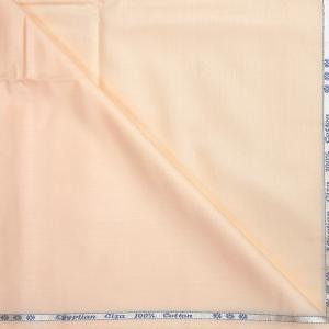 J.HAMPSTEAD 100% EGYPTIAN GIZA COTTON BEIGE SOLID UNSTITCHED SHIRT FABRIC - 1.60 MTS - J324 / VV6947