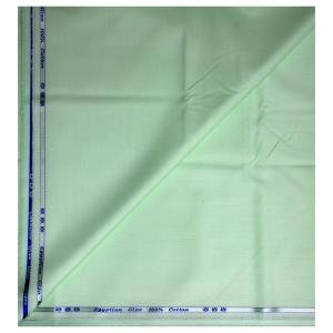 J HAMPSTEAD 100% EGYPTIAN GIZA COTTON GREEN PLAIN UNSTITCHED SHIRT FABRIC - 1.60 MTS - J324 / VV6962