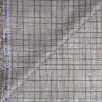 Siyaram's Linen Cotton Checkered Brown Unstitched Shirt Fabric 1.6 Mts - VV6983/S424
