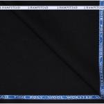 J.HAMPSTEAD BLACK COLOURED WOOL BLENDED MATTY UNSTITCHED SUIT FABRIC - 3.0 METRES / VV7227