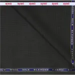 RAYMOND WOOL SILK GREY MATTY WOOL BLENDED UNSTITCHED SUIT FABRIC-3MTS - 4321 / VV7243