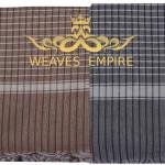 Weaves Empire 100% cotton bath towels (set of 3 pieces) / VV7382