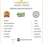 Weaves Empire 100% cotton bath towels (set of 3 pieces) / VV7382