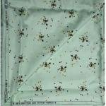 WEAVES EMPIRE 100% PREMIUM GIZA COTTON PRINTED LIGHT GREEN UNSTITCHED SHIRT FABRIC 1.60MTS / VV8130