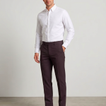 J.Hampstead Terron Rayon Self Design Grey Trouser Fabric of 1.25 Mts / VV8177