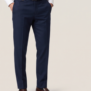 J.Hampstead Blue Terron Rayon Unstitched Trouser Fabric - 1.25 Metres / VV8194