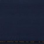 J.Hampstead Terry Rayon Navy Blue Self Design Trouser Fabric of 1.25 Mts / VV8222