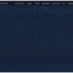 J.Hampstead Viscose Rayon French Navy Blue Solid Trouser Fabric of 1.25 Mts / VV8233