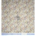 Siyarams festive collection printed pattern with hemp blended Gold (Amber) color unstitched men's Kurta / sherwani / top fabric of 2 meters / VV2305