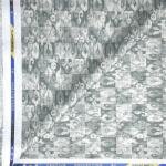 Siyarams festive collection printed pattern with hemp blended Grey color unstitched men's Kurta / sherwani / top fabric of 2 meters / VV2307