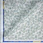 Siyarams festive collection printed pattern with hemp blended Green (Jade) color unstitched men's Kurta / sherwani / top fabric of 2 meters / VV2312