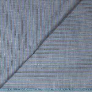 Siyaram's Pure Cotton Grey colour Striped Shirt Fabric of 1.6 mts / VV7550