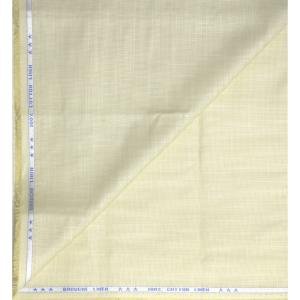Weaves Empire 100% Linen Cotton with BATISTE Weaving Green Colour Plain Unstitched Shirt Fabric - 1.6 mts / VV1016
