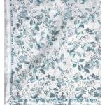 Weaves Empire 100% Genuine European Linen with 100 LEA count Blue colour Printed Unstitched Shirt Fabric - 1.60 Mts / VV2191