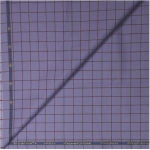 SIYARAM'S SANGO SUPERFINE COTTON UNSTITCHED SHIRTING FABRIC-1.60MTS / VV7560