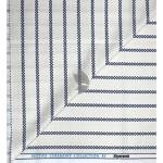 Siyaram's Festive Ceremony Collection Vertical Striped Pattern with "HEMP" blended White (Cream) colour Unstitched Shirt Fabric - 1.6 Mts / VV2379C