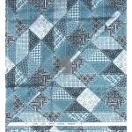 J.Hampstead 100% Pure Giza Cotton Printed pattern Multi colour Unstitched Shirt Fabric of 1.6 meters / VV2392AD