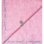 Raymond 100% Pure Linen from "FIJI" with "Double Wrap Weaving" Pink colour Plain Unstitched Shirt Fabric of 1.70 meters / VV2638