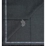 Raymond 100% Egyptian Giza Cotton (Premium Cotton) Grey colour Plain Pattern Unstitched Shirt Fabric of 1.60 meters / VV2383V