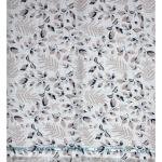 Weaves Empire 100% Genuine European Linen with 100 LEA count Peach colour Printed Unstitched Shirt Fabric - 1.60 Mts / VV2196