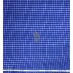 Siyaram's 100% Superfine Cotton Dark Blue (Royal Blue) colour with Checkered Pattern Unstitched Shirt Fabric of 1.6 Mts / VV2359C