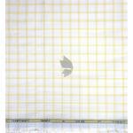 Siyaram's Bamboo Blended with Anti Bacterial benefits Checkered pattern White Colour Unstitched Shirt Fabric of 1.6 Mts / VV2372L