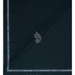 Raymond 100% Egyptian Giza Cotton (Premium Cotton) Olive Green (Dark Green) colour Plain Pattern Unstitched Shirt Fabric of 1.60 meters / VV2383I