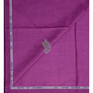 Raymond 100% Egyptian Giza Cotton Magenta (Purple) colour Plain Pattern Unstitched Shirt Fabric of 1.60 meters / VV2384A