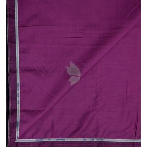 Raymond 100% Egyptian Giza Cotton Reel Violet (Purple) colour Plain Pattern Unstitched Shirt Fabric of 1.60 meters / VV2384G