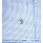 Raymond 100% Egyptian Giza Cotton Light Blue (Baby Blue) colour Jacquard Pattern Unstitched Shirt Fabric of 1.60 meters / VV2385Z