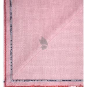 Raymond 100% Egyptian Giza Cotton Pink (Misty Rose) colour Jacquard Pattern Unstitched Shirt Fabric of 1.60 meters / VV2385G
