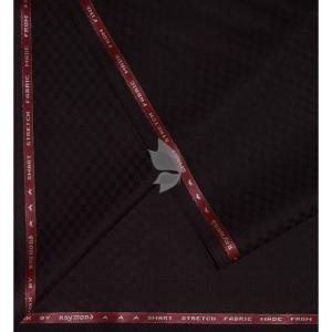 Raymond Australian Merino wool blend with Smart Stretch and made from Fine Merino Wool Self Design Pattern Maroon (Snuff) colour Unstitched Suit Fabric of 3.5 meters / VV2600