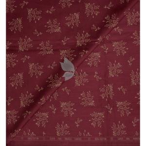Siyaram's 100% Superfine Cotton Maroon colour with Printed Pattern Unstitched Shirt Fabric of 1.6 Mts / VV2360D