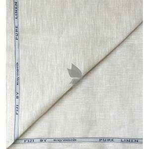 Raymond 100% Pure Linen from "FIJI" with "Double Wrap Weaving" Beige colour Plain Unstitched Shirt Fabric of 1.70 meters / VV2637