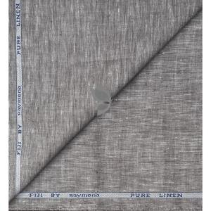 Raymond 100% Pure Linen from "FIJI" with "Double Wrap Weaving" Brown colour Plain Unstitched Shirt Fabric of 1.70 meters / VV2635