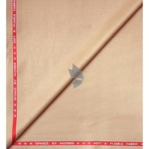 Raymond "Upmaze" collection soft Australian merino fabric wool blend Beige Jacquard unstitched trouser fabric of 1.25 Mts / VV2703